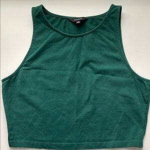 Talula Deep Green Tank Top from Aritzia